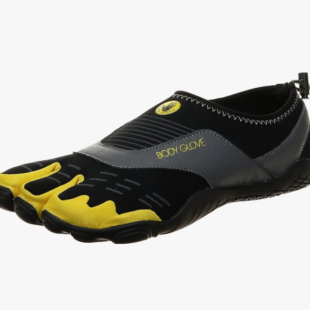 Body Glove Men's Black and Yellow Swim Shoes
